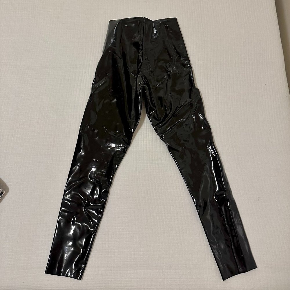 Commando Control Black Patent Leather Leggings Si… - image 2